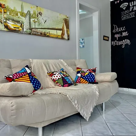 Ape Na Tupi Com Ar Condicionado Nos Quartos E Sala, Garagem E A 100M Da Praia Praia Grande  Exterior photo