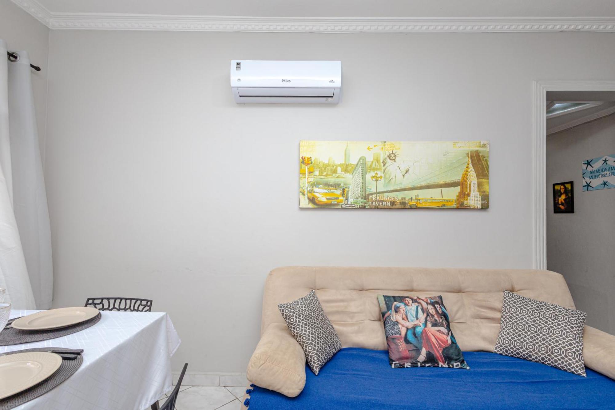 Ape Na Tupi Com Ar Condicionado Nos Quartos E Sala, Garagem E A 100m Da Apartment *