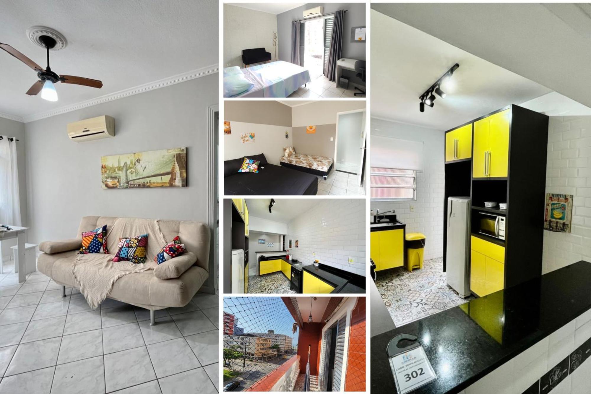 Ape Na Tupi Com Ar Condicionado Nos Quartos E Sala, Garagem E A 100m Da Apartment
